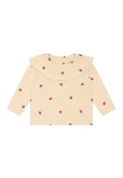 The New Larawila LS Tee - Angora Strawberry AOP